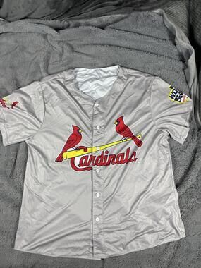 St. Louis Cardinals Baseball Jersey Mens 2XL MLB Albert Pujols 5 World Series